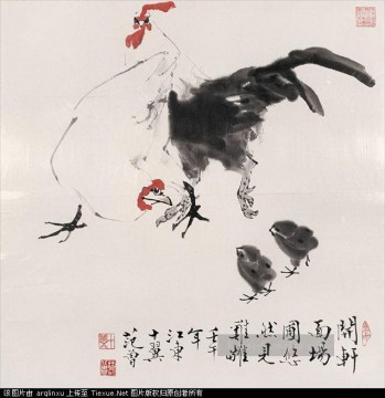  maler - Fangzeng Hühnern Chinesische Malerei